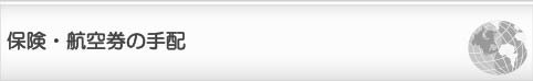 留学生の保険・航空券の手配